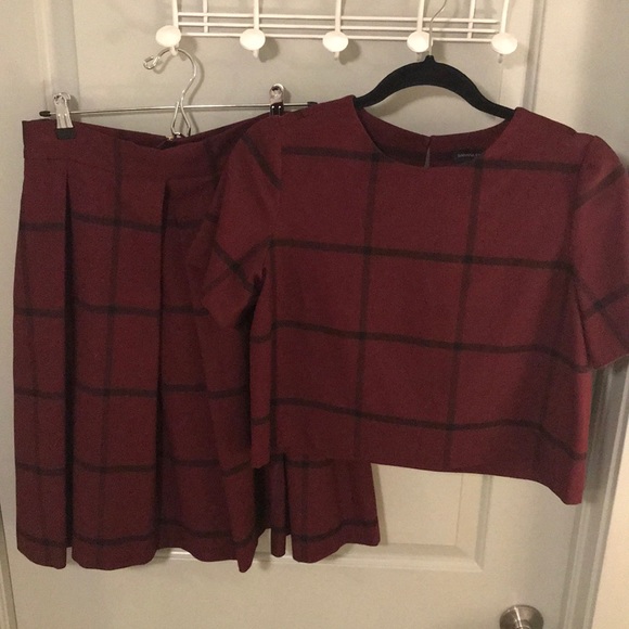 Banana Republic Dresses & Skirts - Banana Republic Matching Checked skirt and top set